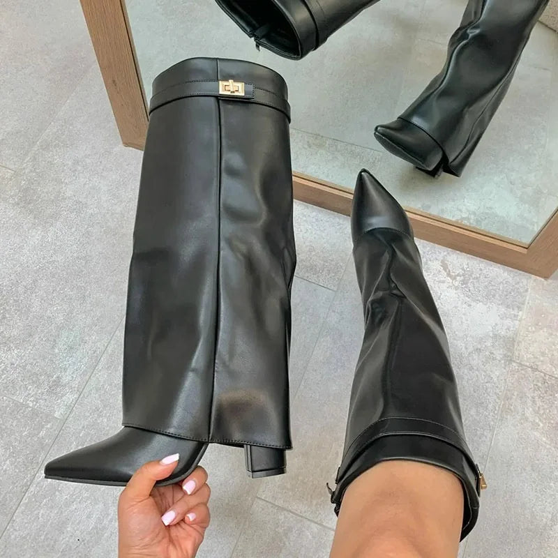 Shikol Shark™ Fold-Over Lock Boots