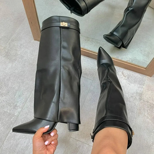 Shikol Shark™ Fold-Over Lock Boots